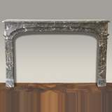 Камин Людовик XVI из серого арденского мрамора