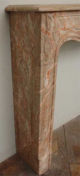 Мраморный камин в стиле Людовика XV.-2