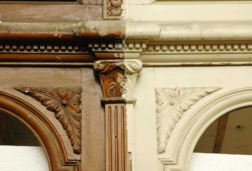 Двустворчатая дверь 19го века. Двустворчатая дверь 19го века.-4