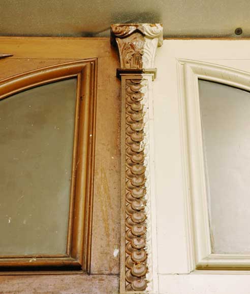 Двустворчатая дверь 19го века. Двустворчатая дверь 19го века.-5