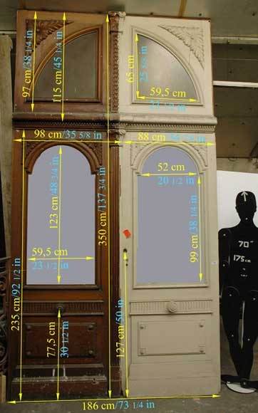 Двустворчатая дверь 19го века. Двустворчатая дверь 19го века.-15