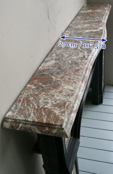 Камин из мрамора двух цветов 18 века Камин из мрамора двух цветов 18 века-4