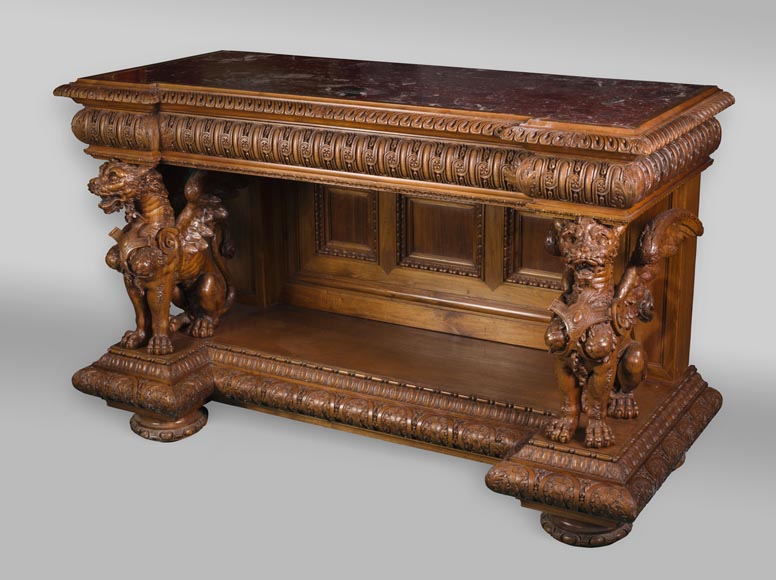 МОИС МИКЕЛАНЖЕЛО ГУГЕНХЕЙМ  (1837 – 1910), Сервировочный столик МОИС МИКЕЛАНЖЕЛО ГУГЕНХЕЙМ  (1837 – 1910), Сервировочный столик-1