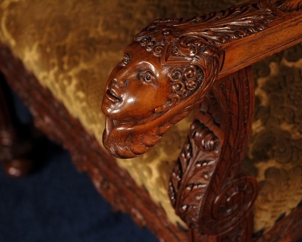 МОИС МИКЕЛАНЖЕЛО ГУГЕНХЕЙМ (1837 – 1910), Два кресла и четыре стула МОИС МИКЕЛАНЖЕЛО ГУГЕНХЕЙМ (1837 – 1910), Два кресла и четыре стула-2