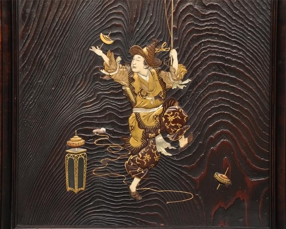 Габриель ВИАРДО,  Японский шкаф-кабинет « Цирковые игры». Габриель ВИАРДО,  Японский шкаф-кабинет « Цирковые игры».-9