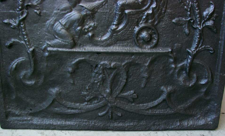 Каминная решетка с китайским орнаментом Каминная решетка с китайским орнаментом-3