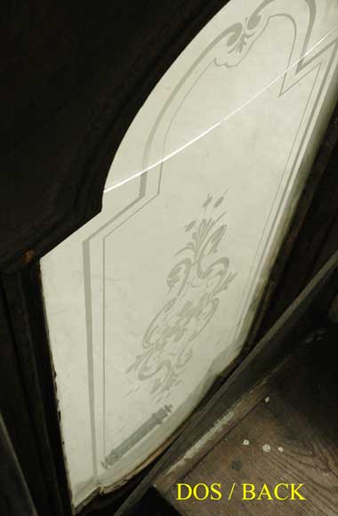 Двустворчатая деревянная дверь с головами сатиров Двустворчатая деревянная дверь с головами сатиров-11