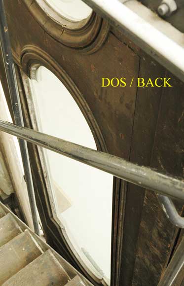 Двустворчатая деревянная дверь с головами сатиров Двустворчатая деревянная дверь с головами сатиров-12