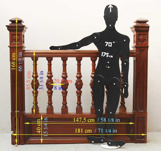 Лестница из акажу конца 19 века. Лестница из акажу конца 19 века.-18