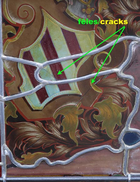 Большая редкостьвитраж« Отправление на охоту»подписан Lorin, датируется 1883 г. Большая редкостьвитраж« Отправление на охоту»подписан Lorin, датируется 1883 г.-14