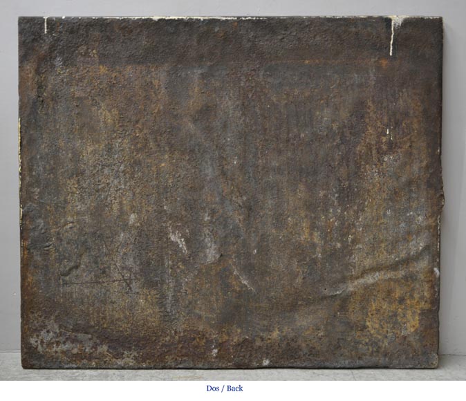 Старинная каминная плита, украшенная гербами города Мец. Старинная каминная плита, украшенная гербами города Мец.-6