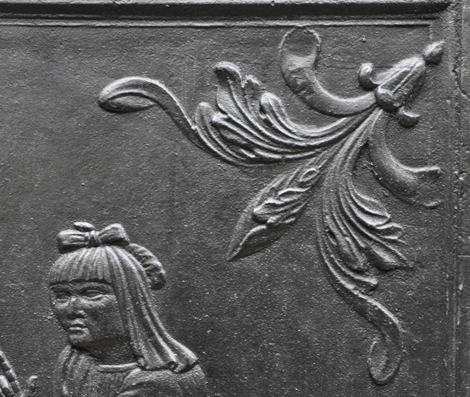 «Парки», старинная каминная плита. «Парки», старинная каминная плита.-4