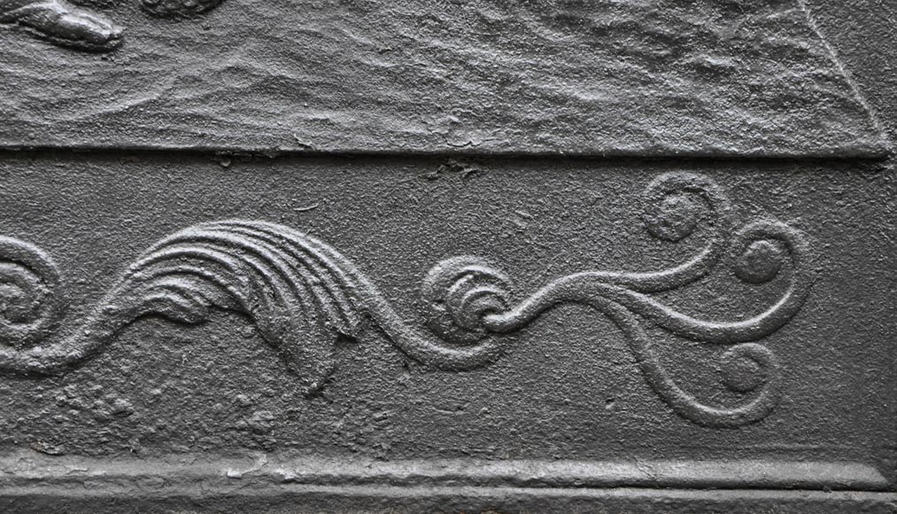 «Парки», старинная каминная плита. «Парки», старинная каминная плита.-6