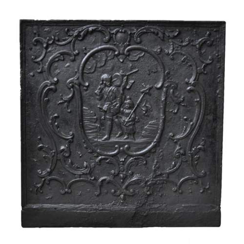 «Охотники», каминная плита 18 века.