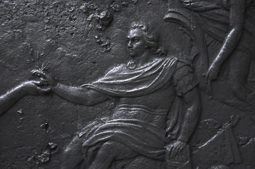 «Государь», старинная каминная плита 18 века. «Государь», старинная каминная плита 18 века.-1