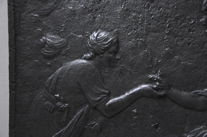 «Государь», старинная каминная плита 18 века. «Государь», старинная каминная плита 18 века.-2