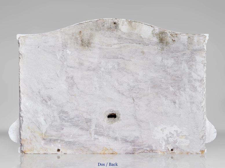 Фронтон фонтана, изготовленный из Каррарского мрамора и мрамора цвета цветка персикового дерева. Фронтон фонтана, изготовленный из Каррарского мрамора и мрамора цвета цветка персикового дерева.-5