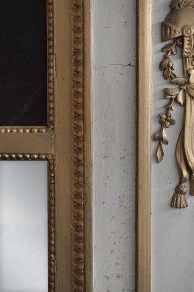 «Венера просит Вулкана выковать оружие для её сына Энея» - Трюмо эпохи Людовика XVI, изготовленное из скульптурного дерева. «Венера просит Вулкана выковать оружие для её сына Энея» - Трюмо эпохи Людовика XVI, изготовленное из скульптурного дерева.-8