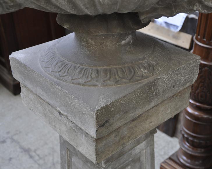 Луи ЛОНАТИ, пара чаш, украшенных тритонами и фавнами, на оригинальных подставках. Луи ЛОНАТИ, пара чаш, украшенных тритонами и фавнами, на оригинальных подставках.-4