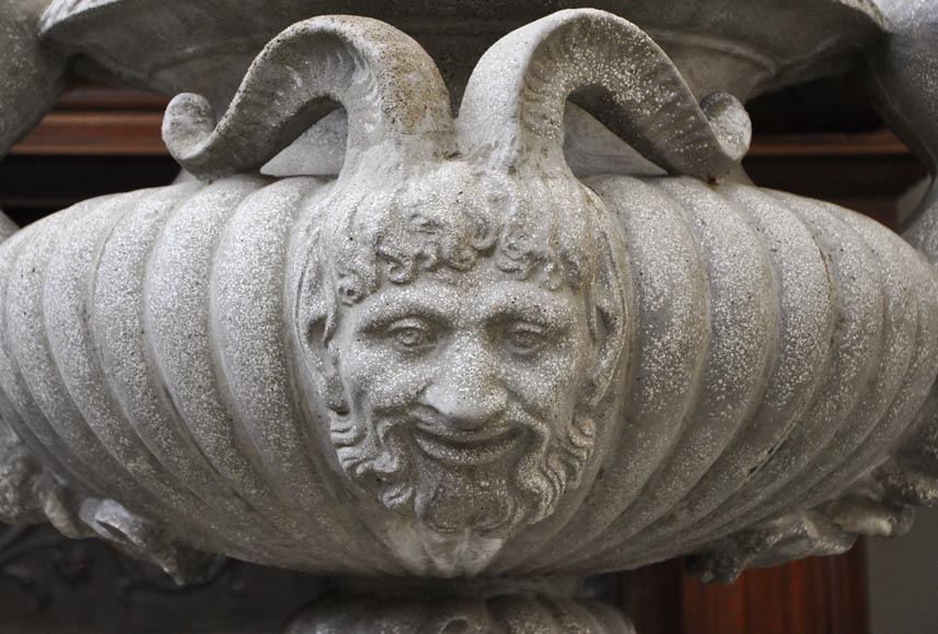 Луи ЛОНАТИ, пара чаш, украшенных тритонами и фавнами, на оригинальных подставках. Луи ЛОНАТИ, пара чаш, украшенных тритонами и фавнами, на оригинальных подставках.-7