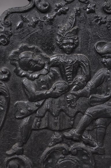 «Танец», старинная каминная плита 19 века. «Танец», старинная каминная плита 19 века.-1