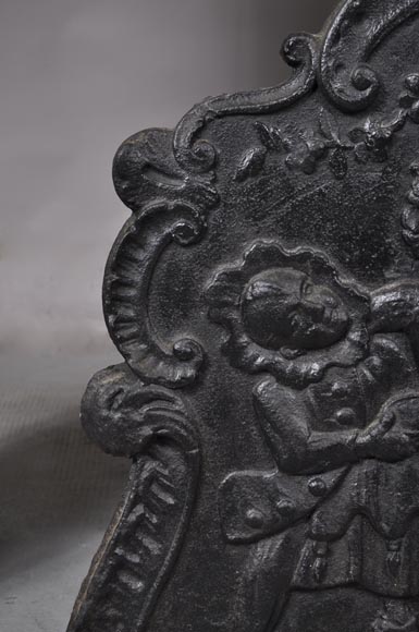 «Танец», старинная каминная плита 19 века. «Танец», старинная каминная плита 19 века.-6