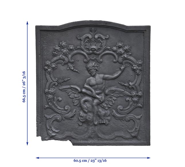 «Молния Зевса», старинная каминная плита. «Молния Зевса», старинная каминная плита.-6