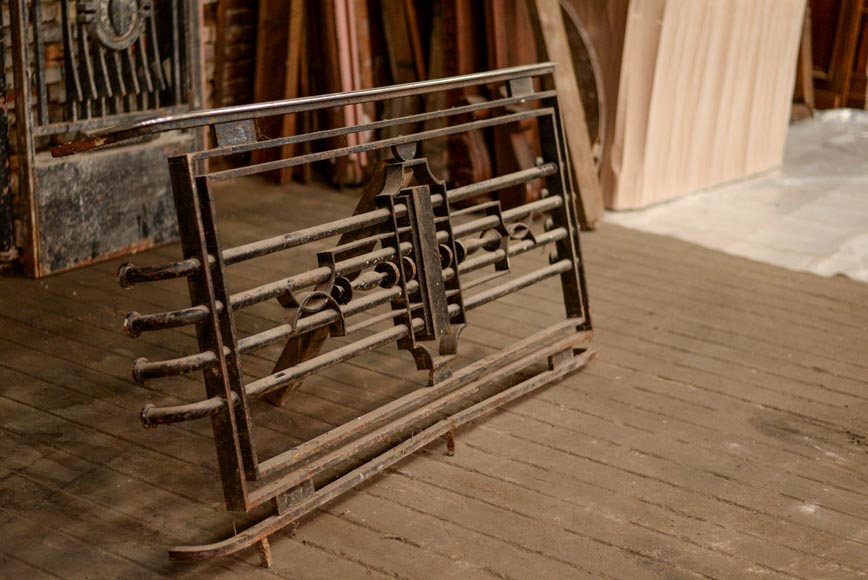 ПУАЛЕРА Жильбер – Пара дверей и перила в стиле Ар-деко, изготовленные из кованого железа и бронзы, 1936 год. ПУАЛЕРА Жильбер – Пара дверей и перила в стиле Ар-деко, изготовленные из кованого железа и бронзы, 1936 год.-4