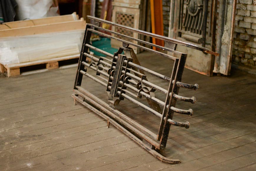 ПУАЛЕРА Жильбер – Пара дверей и перила в стиле Ар-деко, изготовленные из кованого железа и бронзы, 1936 год. ПУАЛЕРА Жильбер – Пара дверей и перила в стиле Ар-деко, изготовленные из кованого железа и бронзы, 1936 год.-5