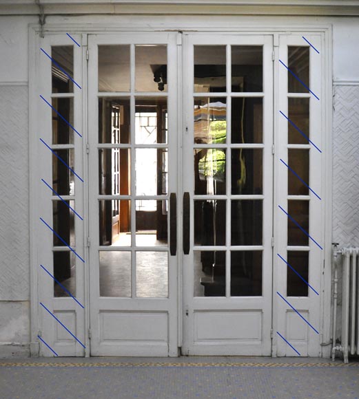 Четыре межкомнатные двустворчатые двери, 1930 годы. Четыре межкомнатные двустворчатые двери, 1930 годы.-11