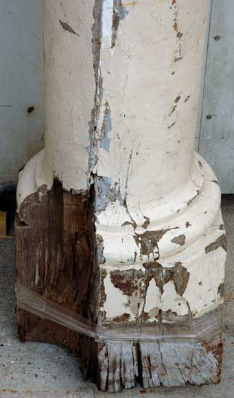 Пара колонн из дерева  Пара колонн из дерева -4