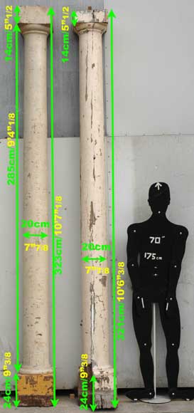 Пара колонн из дерева  Пара колонн из дерева -6