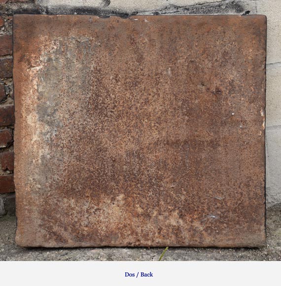 Сцена коронации, старинная каминная плита 17 века. Сцена коронации, старинная каминная плита 17 века.-5