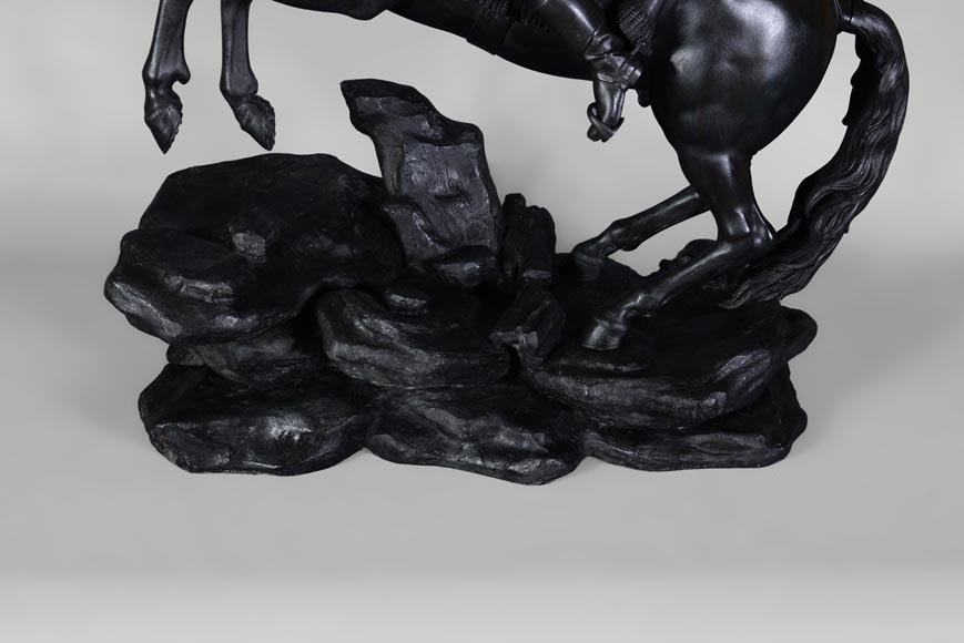 Жан-Франсуа ГЕШТЕР (приписано работе) – «Бонапарт на перевале Сен-Бернар», большая бронзовая скульптура. Жан-Франсуа ГЕШТЕР (приписано работе) – «Бонапарт на перевале Сен-Бернар», большая бронзовая скульптура.-6