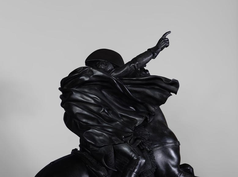 Жан-Франсуа ГЕШТЕР (приписано работе) – «Бонапарт на перевале Сен-Бернар», большая бронзовая скульптура. Жан-Франсуа ГЕШТЕР (приписано работе) – «Бонапарт на перевале Сен-Бернар», большая бронзовая скульптура.-8