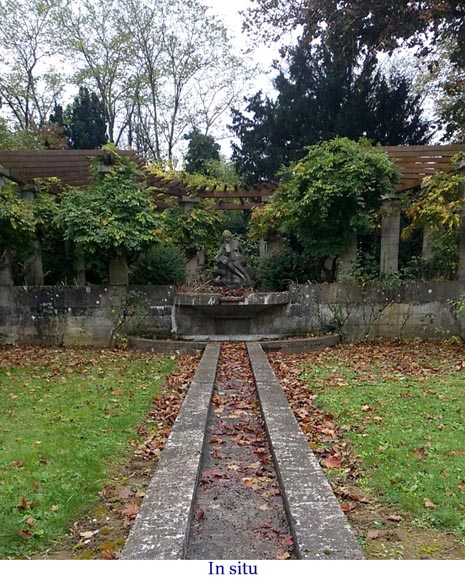 «Источник», большая садовая статуя из белого мрамора. «Источник», большая садовая статуя из белого мрамора.-7