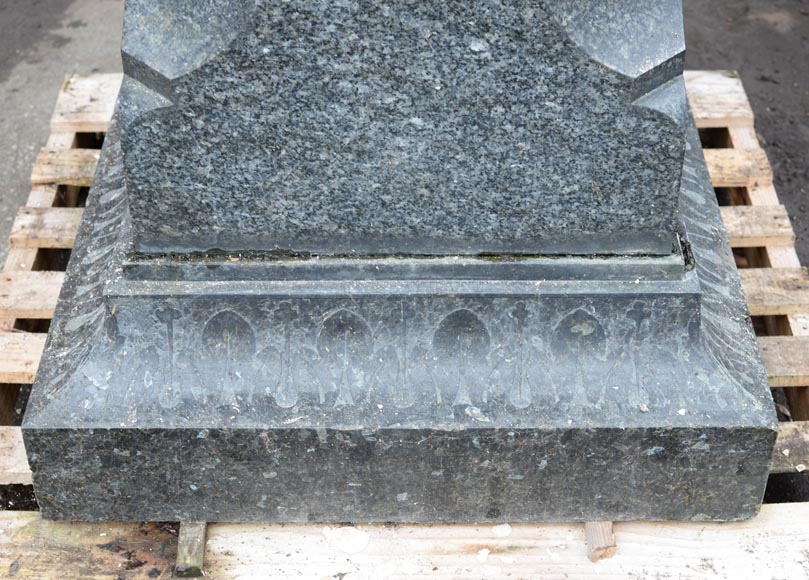 Большая старинная чаша из гранита, французского производства, середина 19 века. Большая старинная чаша из гранита, французского производства, середина 19 века.-8