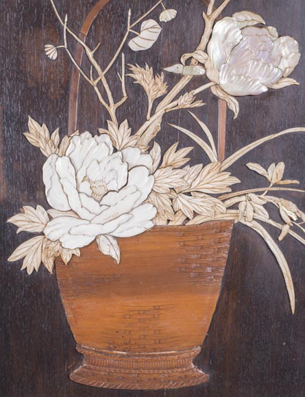 Габриель ВИАРДО -  Большой шкаф-кабинет в японском стиле с декором собаки Фо Габриель ВИАРДО -  Большой шкаф-кабинет в японском стиле с декором собаки Фо-7