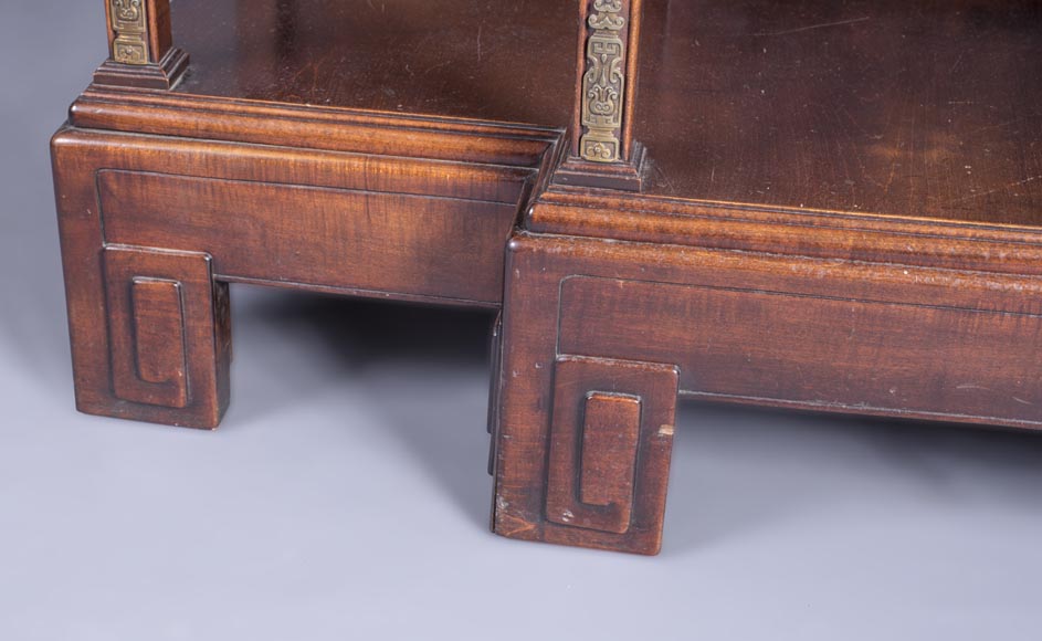 Габриель ВИАРДО -  Большой шкаф-кабинет в японском стиле с декором собаки Фо Габриель ВИАРДО -  Большой шкаф-кабинет в японском стиле с декором собаки Фо-8