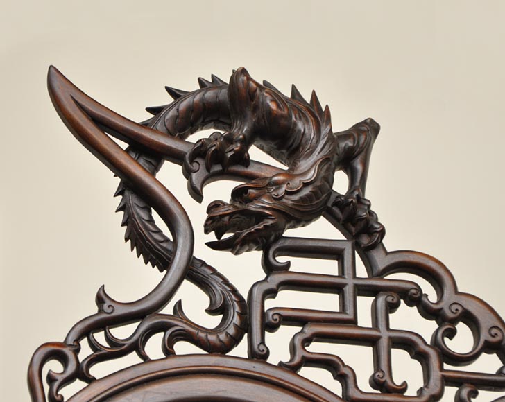 ПЕРРЕ и ВИБЕР  (приписано работе) -  Японская ширма из вышитого шёлка ПЕРРЕ и ВИБЕР  (приписано работе) -  Японская ширма из вышитого шёлка-2