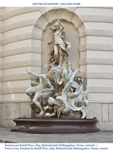 Monumental Garden Fountain in Carrara marble and Statuary marble attributed to Rudolf Weyr, Vienna, late 19th century_ru