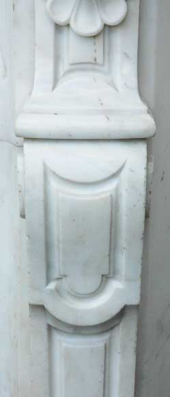 Камин Людовик XV  из белого мрамора Камин Людовик XV  из белого мрамора-3