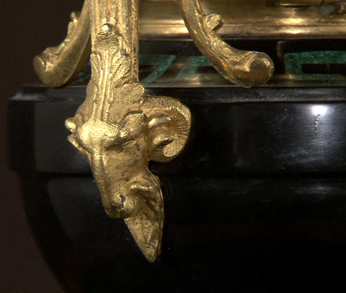 Мэзон ТААН, Чернильница из малахита и мрамора. Мэзон ТААН, Чернильница из малахита и мрамора.-4