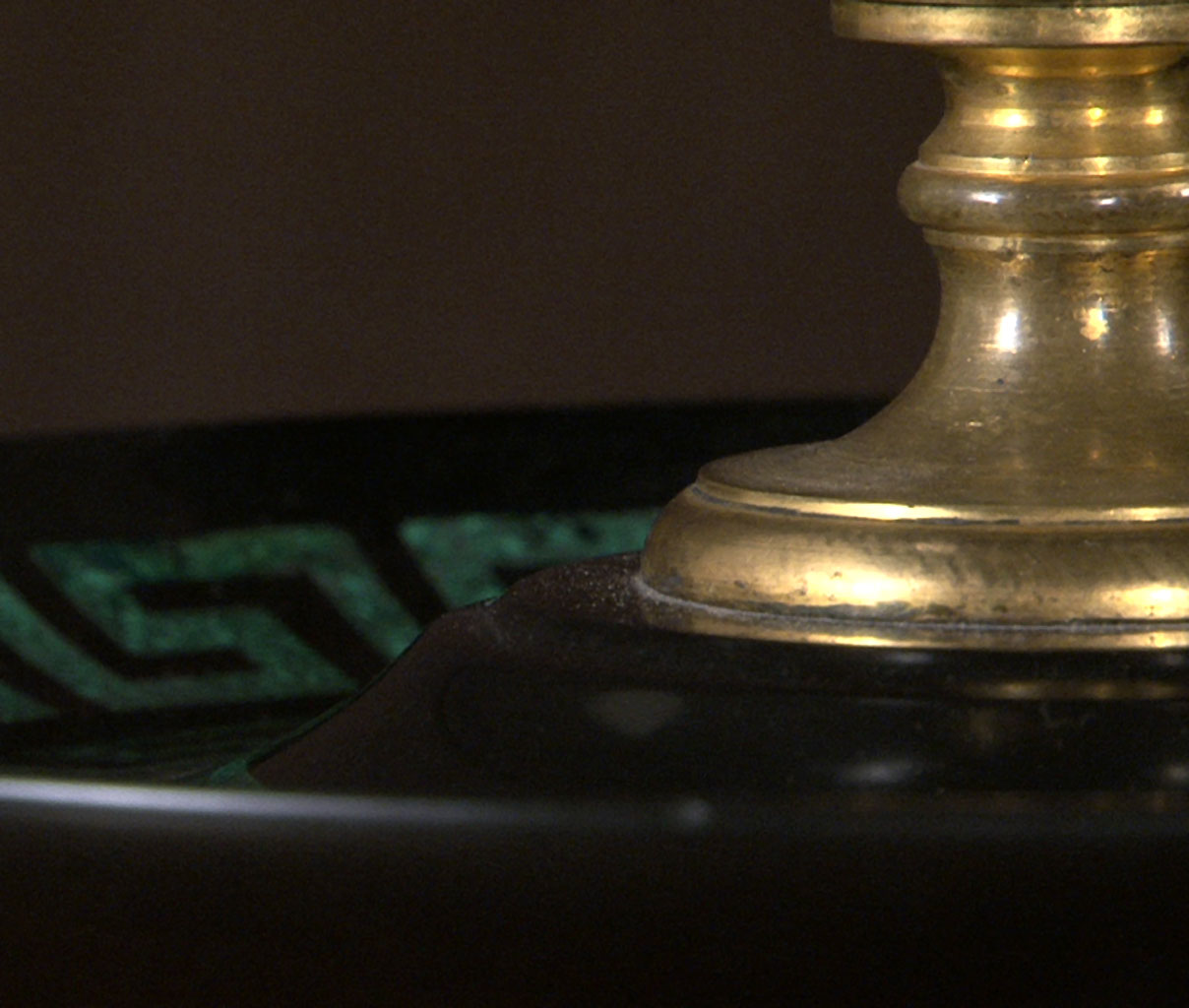 Мэзон ТААН, Чернильница из малахита и мрамора. Мэзон ТААН, Чернильница из малахита и мрамора.-6