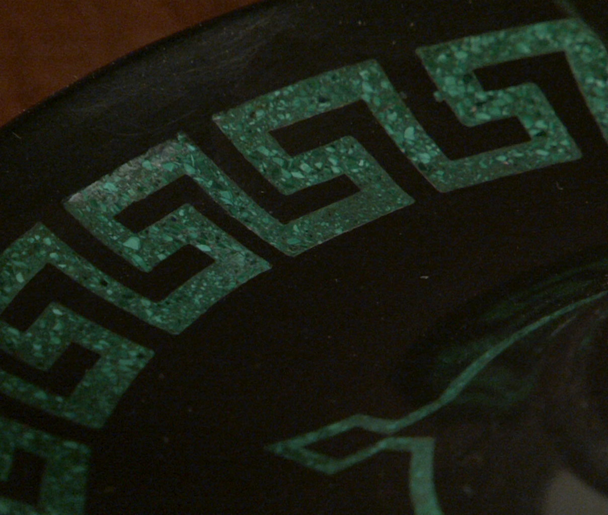 Мэзон ТААН, Чернильница из малахита и мрамора. Мэзон ТААН, Чернильница из малахита и мрамора.-9