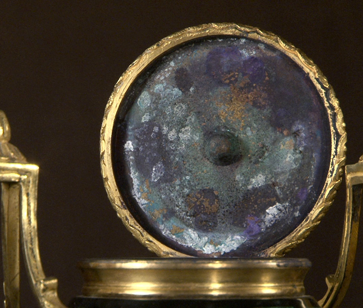 Мэзон ТААН, Чернильница из малахита и мрамора. Мэзон ТААН, Чернильница из малахита и мрамора.-11