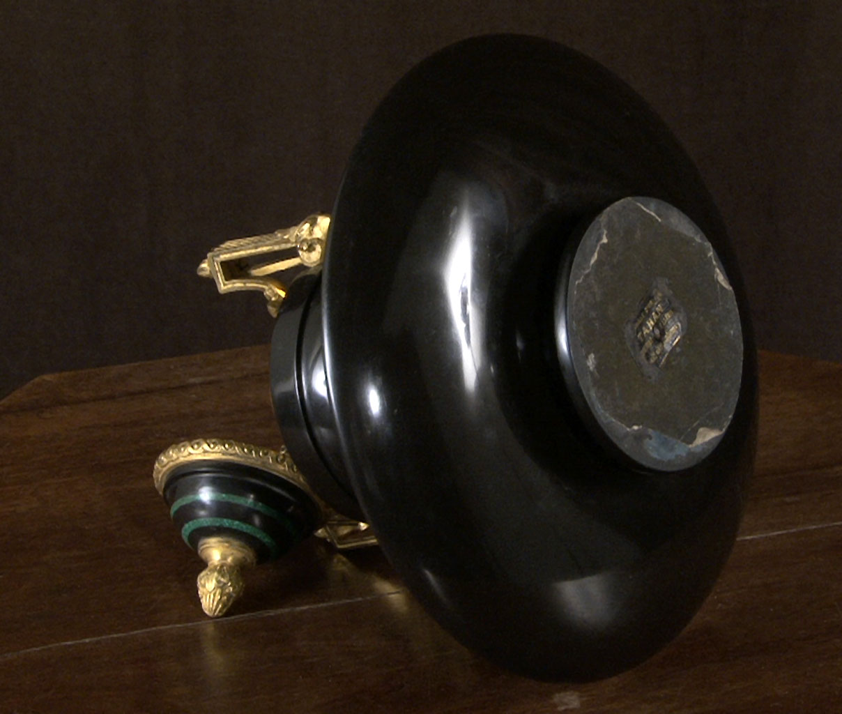 Мэзон ТААН, Чернильница из малахита и мрамора. Мэзон ТААН, Чернильница из малахита и мрамора.-14