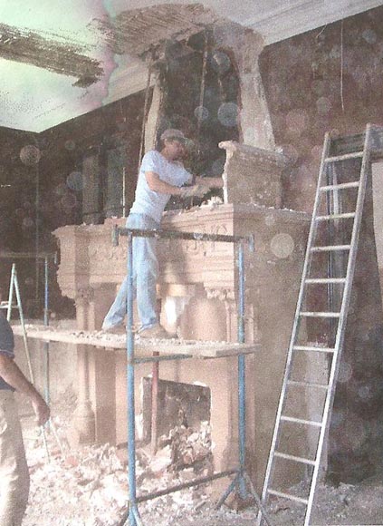 Камин из терракоты. Камин из терракоты.-10