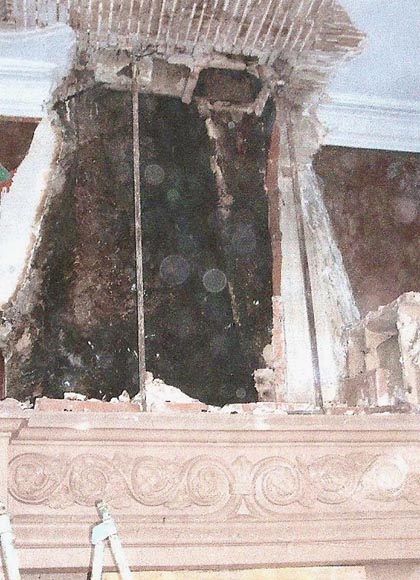 Камин из терракоты. Камин из терракоты.-11