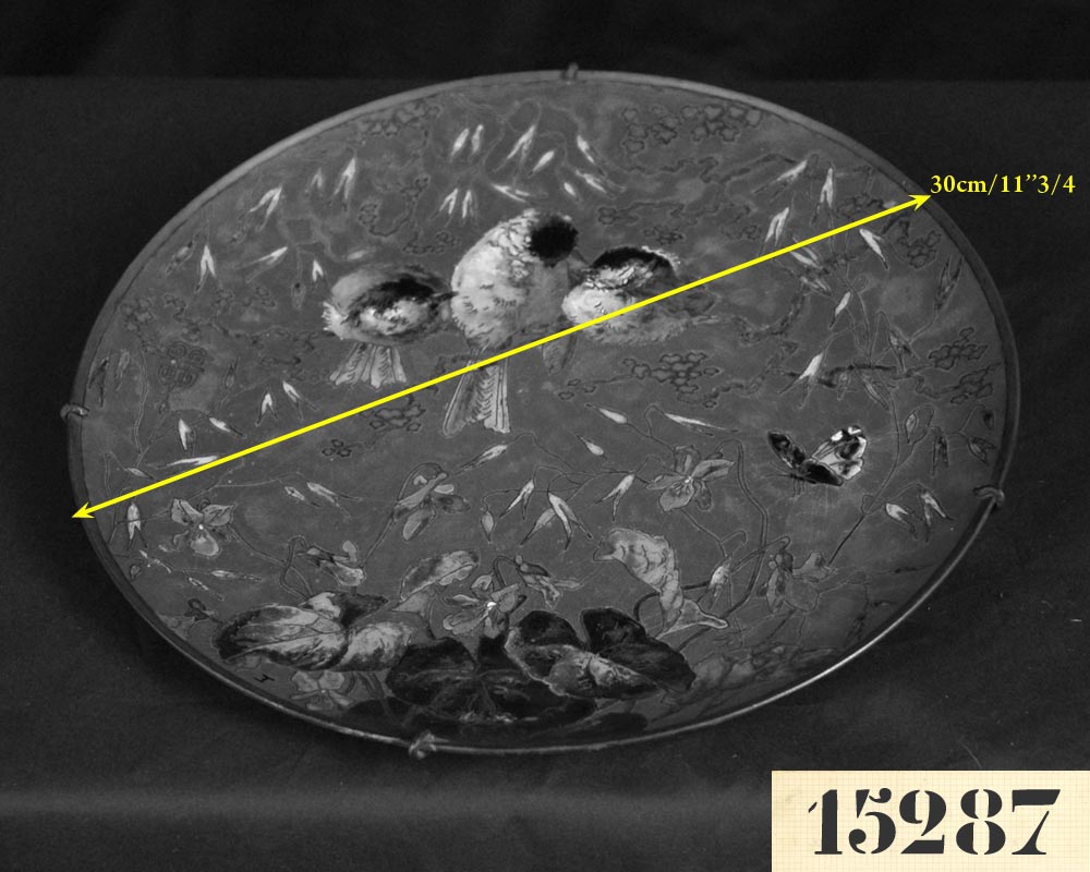 АНДРЕ-ФЕРНАНД ТЕСМАР (1845-1912),  МЕЗОН Ф. БАРБЕДЬЕНН,  Тарелка с японским орнаментом. АНДРЕ-ФЕРНАНД ТЕСМАР (1845-1912),  МЕЗОН Ф. БАРБЕДЬЕНН,  Тарелка с японским орнаментом.-4